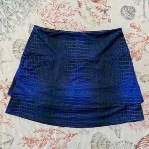 Lucky In Love Crocodile Skort Size M